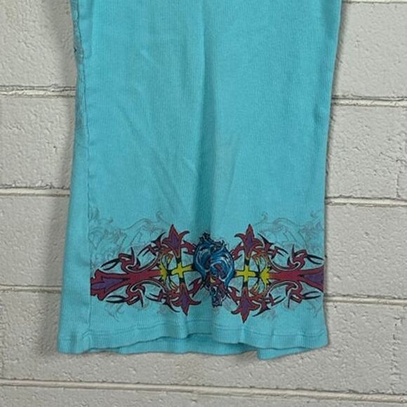 Y2K Blue Bling Tank size S - Picture 5 of 8